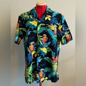 RJC - all cotton Hawaiian short sleeve shirt Size Medium